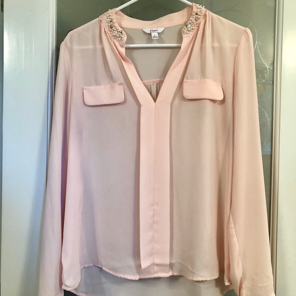 Candies soft pink blouse